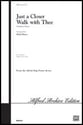 Just a Closer Walk with Thee SATB choral sheet music cover